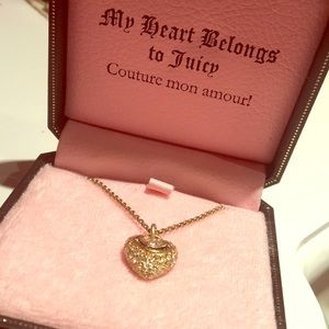 Juicy Couture Gold Heart Necklace